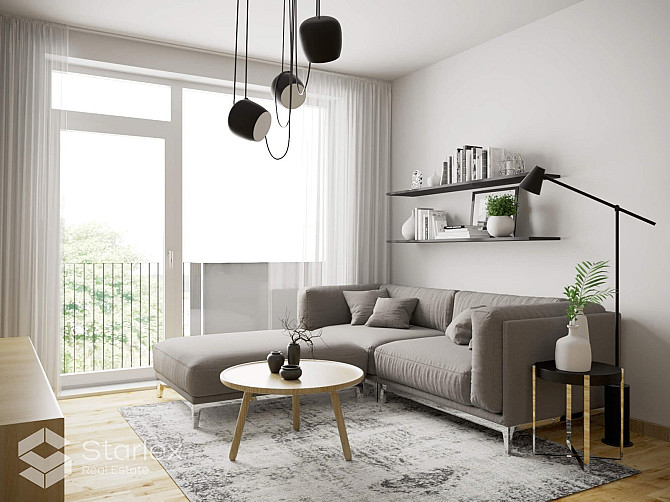 Burvīgs trīsistabu dzīvoklis ar balkonu pie Juglas ezera. Divas guļamistabas un divi sanmezgli, Rīga - foto 12