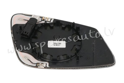 2025545M - 51167186587; 51167251583; 51167284999 heated, aspherical, chrome, 2 pin L - Spoguļa Stikl Рига - изображение 1