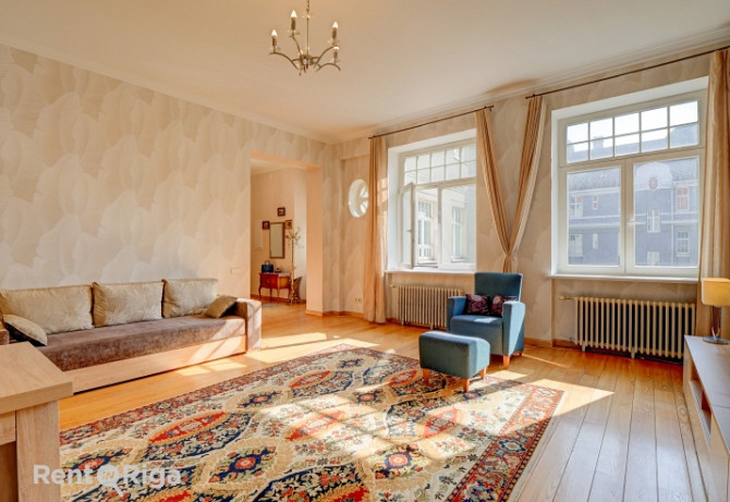 Просторная, светлая и солнечная 3-комнатная квартира расположена в престижном Рига - изображение 4