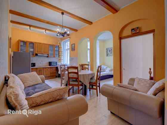 Квартира полностью меблирована и оборудована для проживания. Хорошо подходит Рига