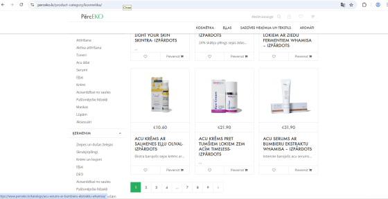 Pārdodam interneta veikalu Perceko - ģimenei un videi draudzīgs kosmētikas un mājas kopšanas... Рига