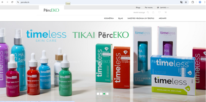 Pārdodam interneta veikalu Perceko - ģimenei un videi draudzīgs kosmētikas un mājas kopšanas... Рига - изображение 1