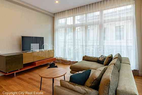 Новостройка, фасадный дом, закрытый двор, вход со двора, лифт, балкон 1,8 м2, терасса Рига