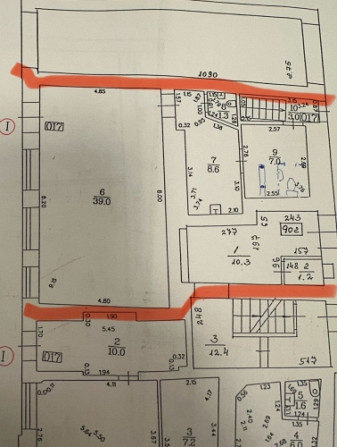 Tirdzniecības telpas.  Piemērotas veikalam, salonam vai tml. Telpām nav ēdināšanas kods.  Puse no te Рига - изображение 5