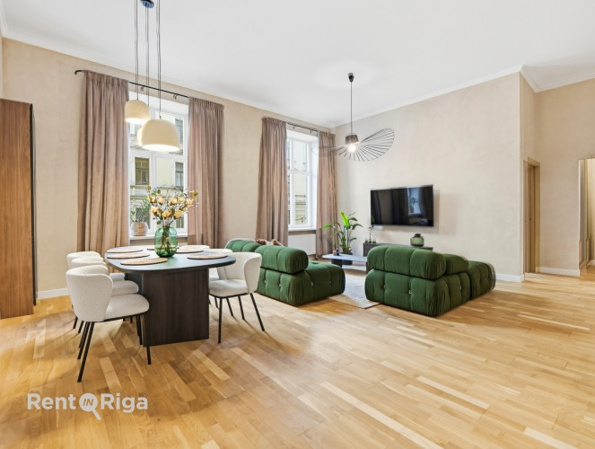 Trīsistabu rezidence Rīgas centrā!  Mūsdienīga, pilnībā jauna rezidence ar augstvērtīgu apdari un rū Рига - изображение 1
