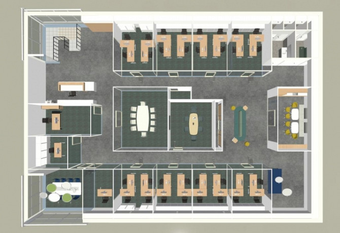 Предлагаются офисные помещения на весь 2-й этаж для компаний с готовым проектом. Рига - изображение 1