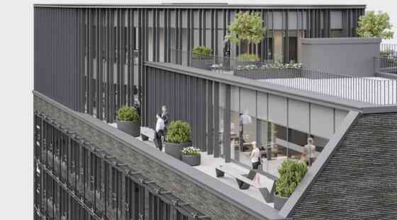 Торговые помещения на пересечении улиц Миера и Бривибас.  Новый девелоперский Рига