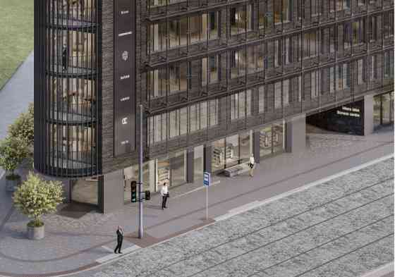 Торговые помещения на пересечении улиц Миера и Бривибас.  Новый девелоперский Рига