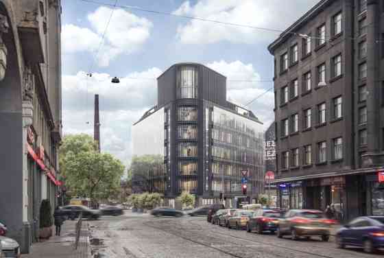 Торговые помещения на пересечении улиц Миера и Бривибас.  Новый девелоперский Рига