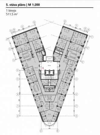 Офисные помещения на пересечении улиц Miera и Brīvības  в новом проекте по адресу Miera iela Рига