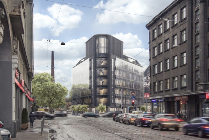 Biroja telpas Miera un Brīvības ielas krustojumā  jaunajā projektā, Miera ielā 1  Telpas būs Rīga - foto 5