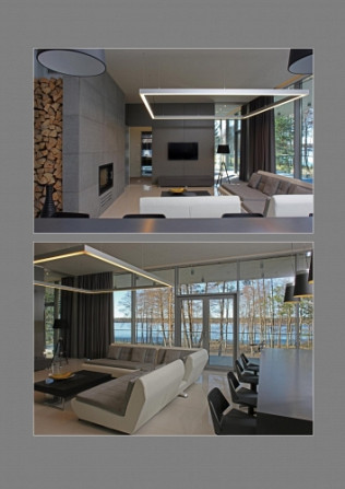 Ekskluzīva rezidence pirmajā līnijā pie Mazā Baltezera  Divstāvu privātmāja Baltezerā, Ādažu novads - foto 4