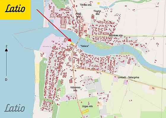 Pārdod zemes gabalu Salacgrīvā pie Salacas upes, 500 m no jūras!
Adrese: Rīgas iela 2a, Salacgrīva,  Salaspils