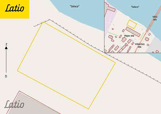 Pārdod zemes gabalu Salacgrīvā pie Salacas upes, 500 m no jūras!
Adrese: Rīgas iela 2a, Salacgrīva,  Salaspils