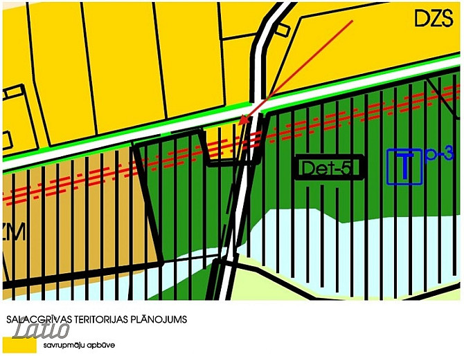 Pārdod privātās apbūves zemes gabalu Salacgrīvā, Tīruma ielā! Platība 635 m2. Salaspils - foto 4