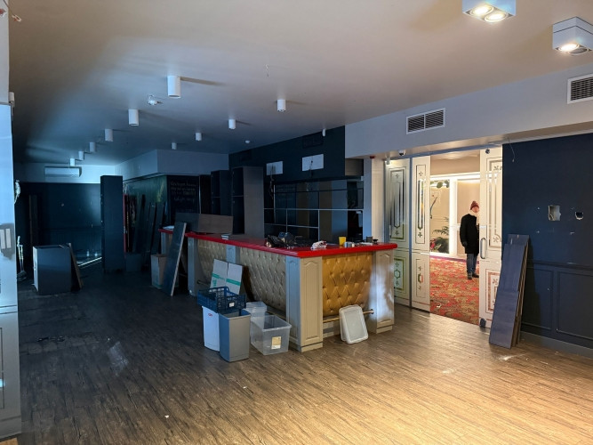 Коммерческие помещения в Саласпилсе.  1-й этаж;  Площадь состоит из двух залов, Саласпилс - изображение 2