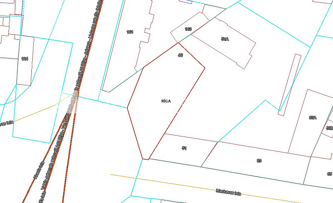 Slēgts pagalms, ieeja no pagalma, atļauts būvēt trīs stāvu ēku, atļauts būvēt četru Rīga - foto 4