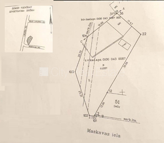 Slēgts pagalms, ieeja no pagalma, atļauts būvēt trīs stāvu ēku, atļauts būvēt četru Rīga - foto 5