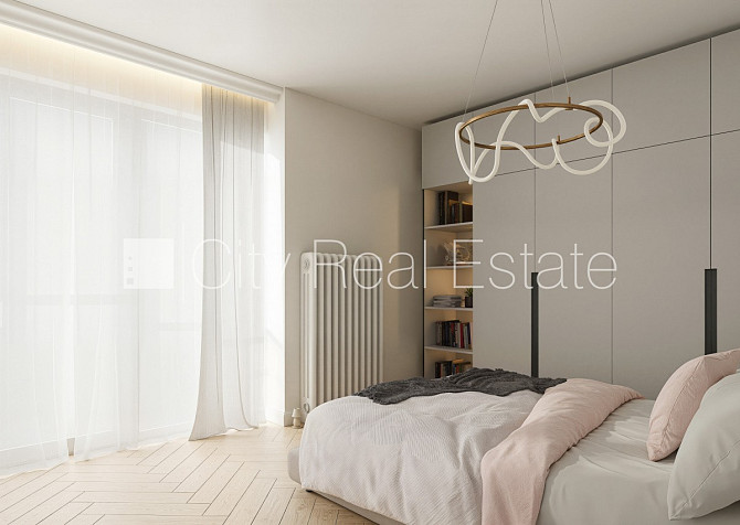 Проект - Kalpaka Residence, вход со двора, балкон, терасса, изолированные комнаты 2 шт., Рига - изображение 1