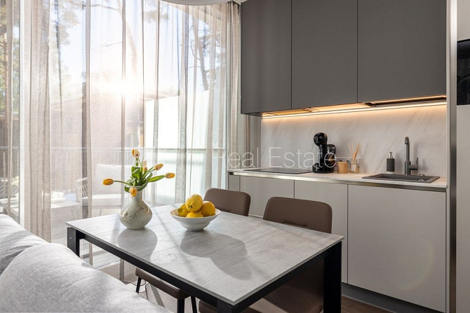 Новостройка, фасадный дом, зеленая территория, благоустроенная озеленённая Юрмала - изображение 5