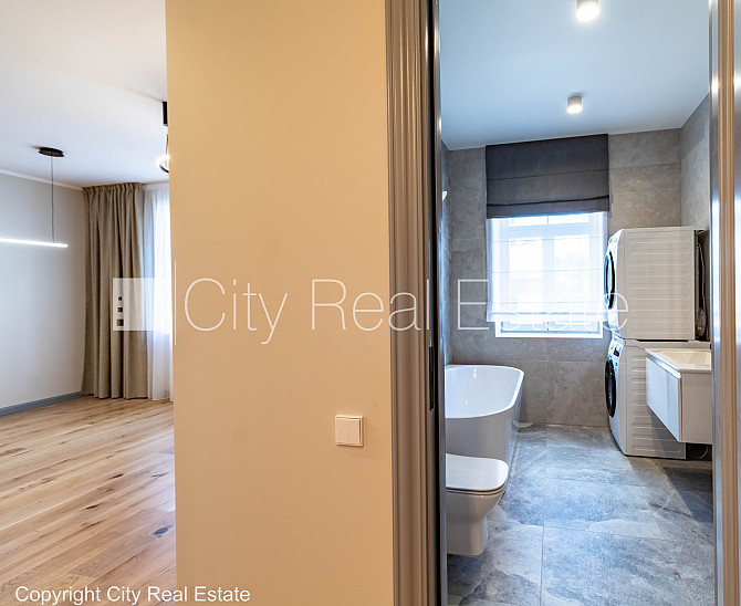 Новостройка, дом во дворе, благоустроенный озеленённый двор, возможность аренды Рига - изображение 12