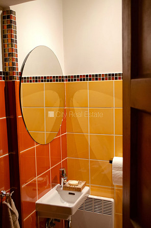 Fasādes māja, restaurēta māja, labiekārtota apzaļumota teritorija, ieeja no ielas, logi Rīga - foto 19