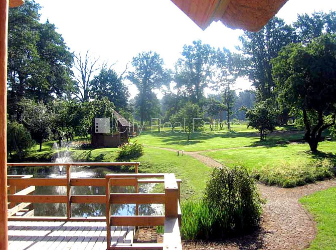 Īpašumu pārdod ar visu biznesu, zeme īpašumā, muiža, viesu māja, guļbūve, niedru jumta Rīga - foto 13