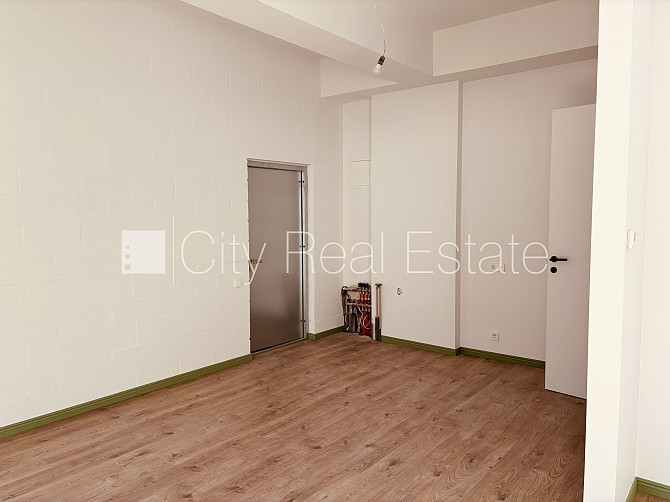 Территория обнесена забором, озеленённая территория со свежепосаженными Рига - изображение 5