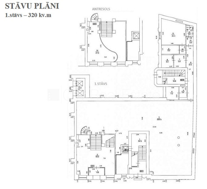 Fasādes māja, restaurēta māja, apsargāta teritorija, ieeja no ielas, ir lifts, kāpņu telpa Rīga - foto 13