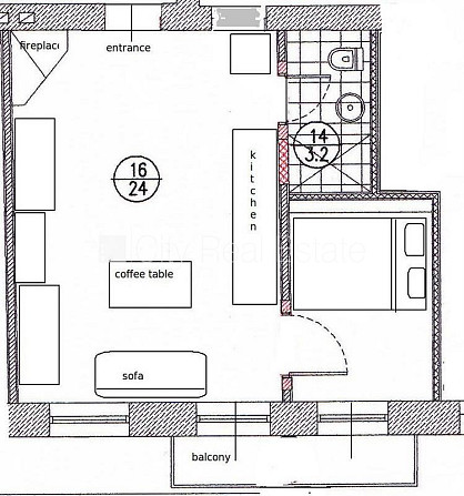 Фасадный дом, лифт, лестничная клетка после косметического ремонта, одна Рига - изображение 18