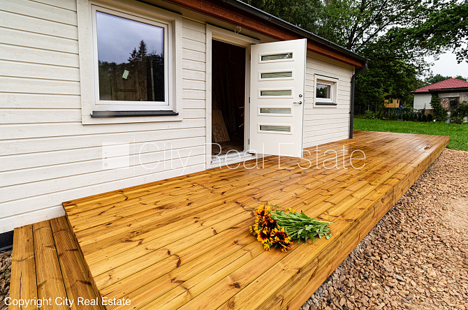 Privātmāja, koka māja, energo efektīva māja, vieta vairākām automašīnām, terase 40 m2, Rīga - foto 20