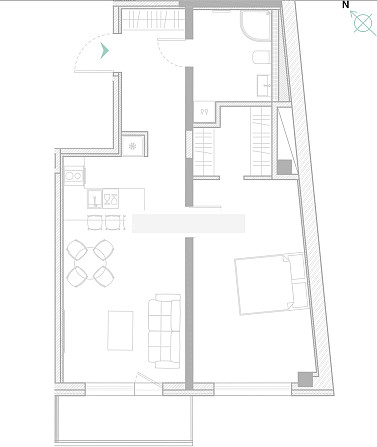 Новостройка, благоустроенный озеленённый двор, возможность аренды парковки, Рига - изображение 14
