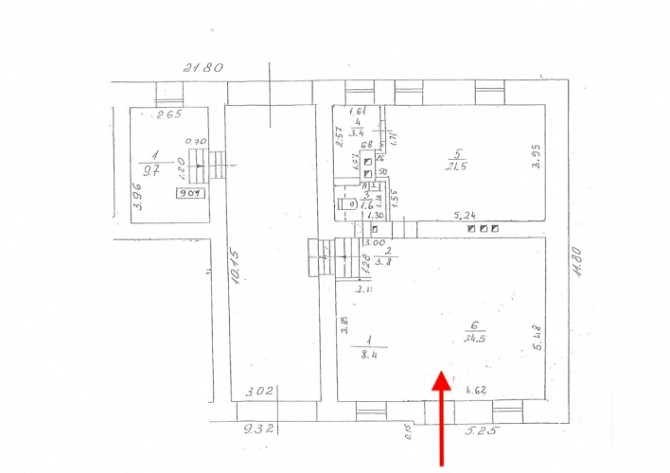 Bright premises near Miera Street, with a beautiful garden in the courtyard.  Two separate rooms wit Рига - изображение 8