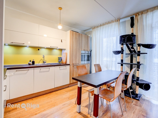 Izīrē 2-istabu dzīvokli jaunajā projektā, kas atrodas Ēbelmuižas parkā!  Īres cenā Rīga - foto 3