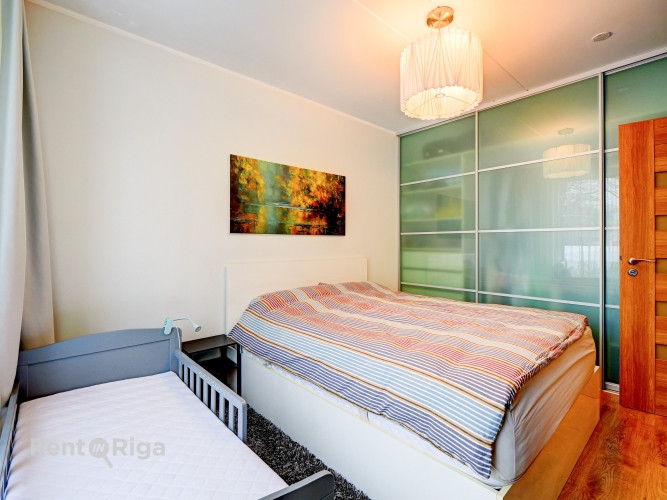 Izīrē 2-istabu dzīvokli jaunajā projektā, kas atrodas Ēbelmuižas parkā!  Īres cenā Rīga - foto 9