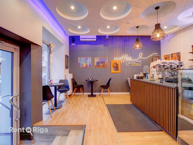 Tirdzniecības / kafejnīcas telpas īrei  Tērbatas ielā.  Piemērota vienkārša kafejnīcai, Rīga - foto 1