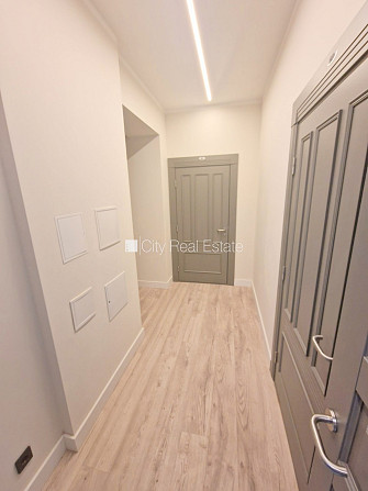 Zeme īpašumā, jaunceltne, ir lifts, kāpņu telpa pēc kapitālā remonta, balkons, viena istaba Rīga - foto 13