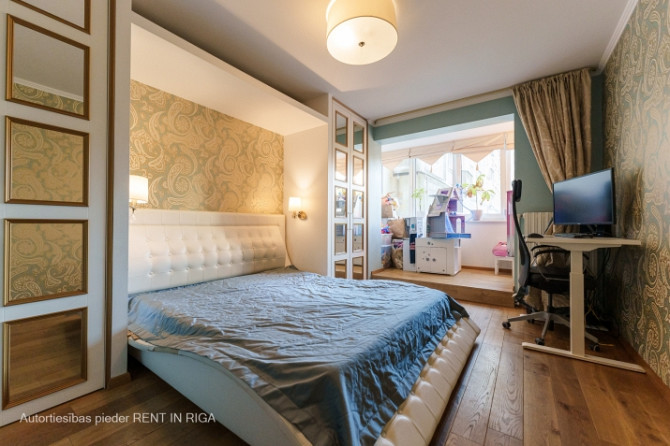 Kvalitatīvs, mājīgs un aprīkots 3 istabu dzīvoklis klusā iekšpagalma mājā.  Ērts Rīga - foto 7