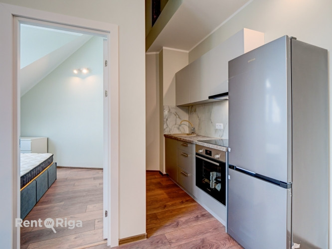 Предлагается уникальная мансардная квартира в новом проекте на улице Katoļu 11  с Рига - изображение 6