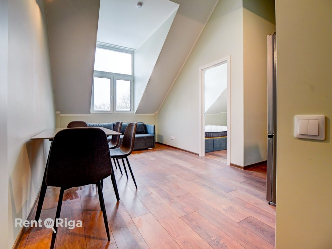 Предлагается уникальная мансардная квартира в новом проекте на улице Katoļu 11  с Рига - изображение 3