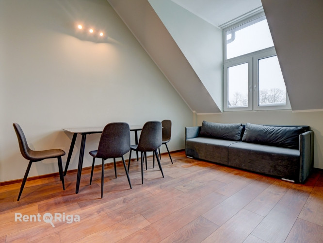 Предлагается уникальная мансардная квартира в новом проекте на улице Katoļu 11  с Рига - изображение 2