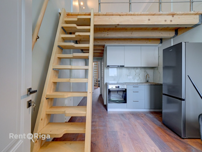 Pieejams unikāls lofta tipa dzīvoklis jaunajā projektā Katolu ielā 11  ar augstvērtīgu Rīga - foto 2