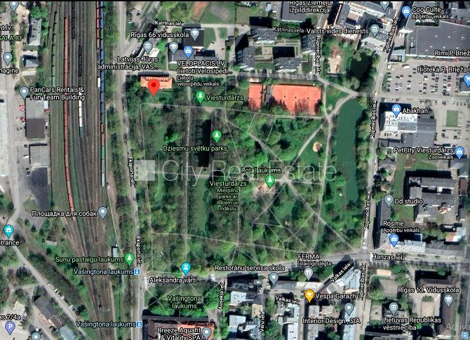 Проект - Panorama Plaza (Панорама Плаза), благоустроенный озеленённый двор, во дворе Рига - изображение 15