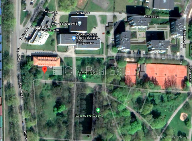 Проект - Panorama Plaza (Панорама Плаза), благоустроенный озеленённый двор, во дворе Рига - изображение 14