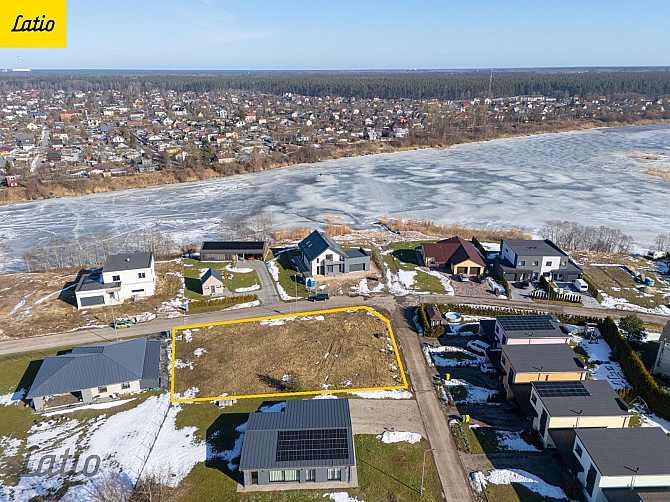 Privātmājas apbūves zemes gabals Zirņu salā pie Daugavas, lieliska vieta mājas būvniecībai Salaspils - foto 2