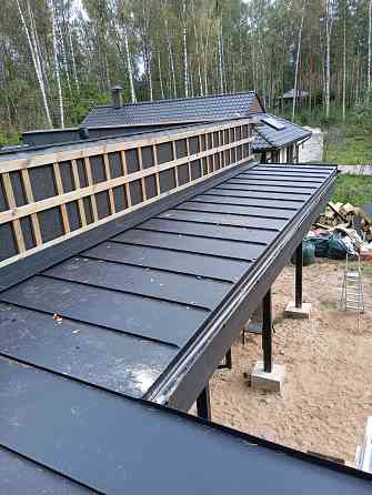 Piedāvāju: -Skārda seguma jumta uzklāšanu; -Jumta remontu; -Parapetu uzstādīšanu; -Notēkudeņu... Rīga