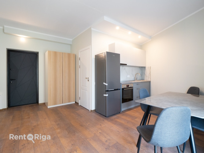 Pieejams plašs un gaišs studio tipa dzīvoklis ar ērtu plānojumu. Dzīvoklis ir pilnībā Rīga - foto 3