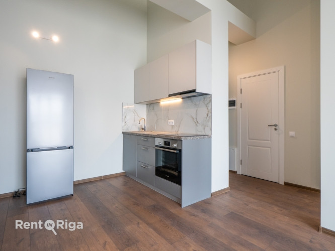 Pieejams plašs un gaišs 2 istabu lofta tipa dzīvoklis ar augstajiem griestiem un ērtu Rīga - foto 5