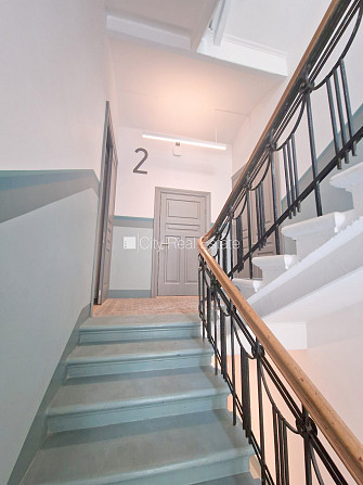 Jaunceltne, fasādes māja, slēgts pagalms, ieeja no pagalma, ir lifts, balkons 1,8 m2, terase Rīga - foto 17