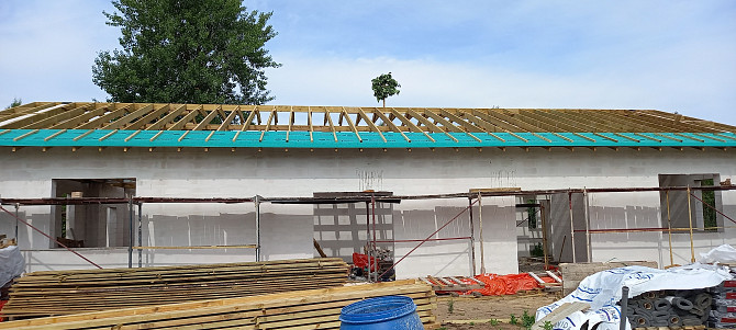 Mūrējam vienstāvu un divstāvu mājas no Aeroc (gāzbetona) blokiem. Veicam ārsienu un starpsienu... Ropaži - foto 8